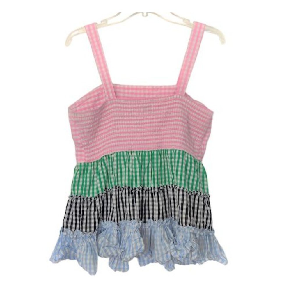 Crown & Ivy Women's Gingham Top - Picture 2 of 5